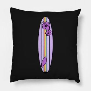 Gay Pride Flag Surfboard - Purple Pillow