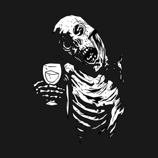 Halloween Skeleton Toast - Creepy Spooky Unique Halloween Costume idea T-Shirt