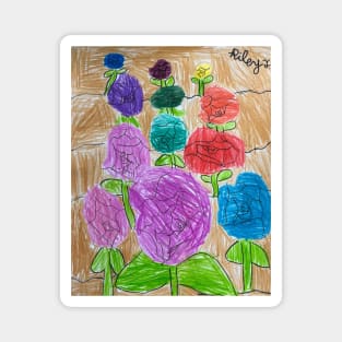 Spring time blooms by Riley Magnet