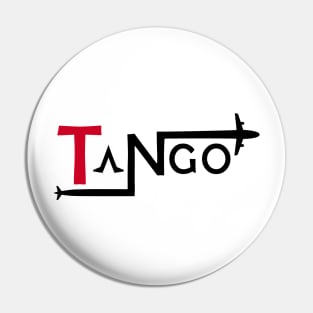 TANGO Aviation Phonetic Alphabet Pilot Airplane Pin