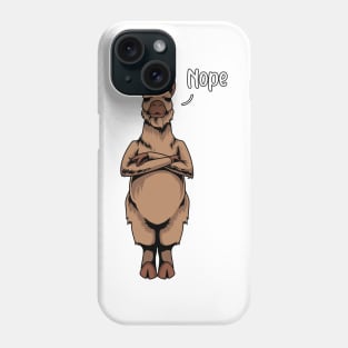 Llama nay-sayer - Nope Phone Case