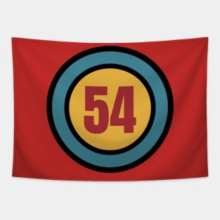 The Number 54 - fifty four - fifty fourth - 54th Tapestry