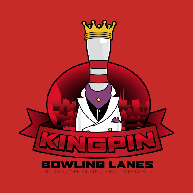 Kingpin Bowling Lanes Daredevil TShirt TeePublic