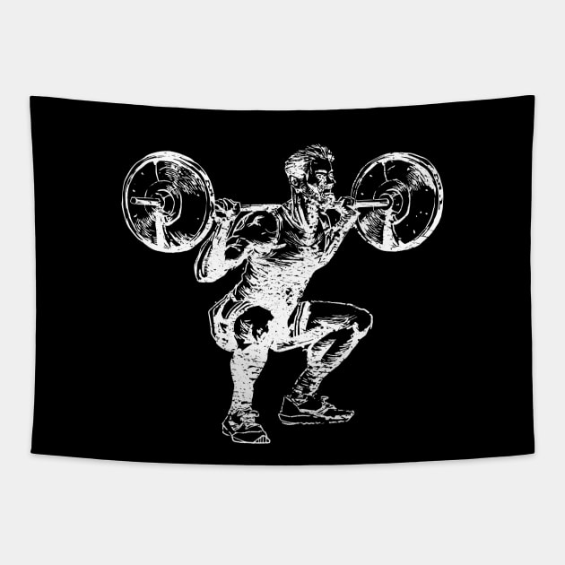 Gym Motivation Training Fitness Tapestry by KK-Royal