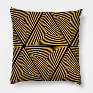 Pattern illusion Triangle Pillow