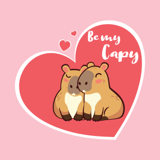 Capybaras in love T-Shirt