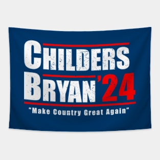 Childers Bryan 2024 - Blue Color Edition Tapestry