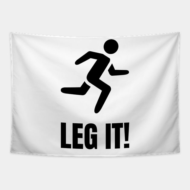 Leg It! Tapestry by Ckrispy