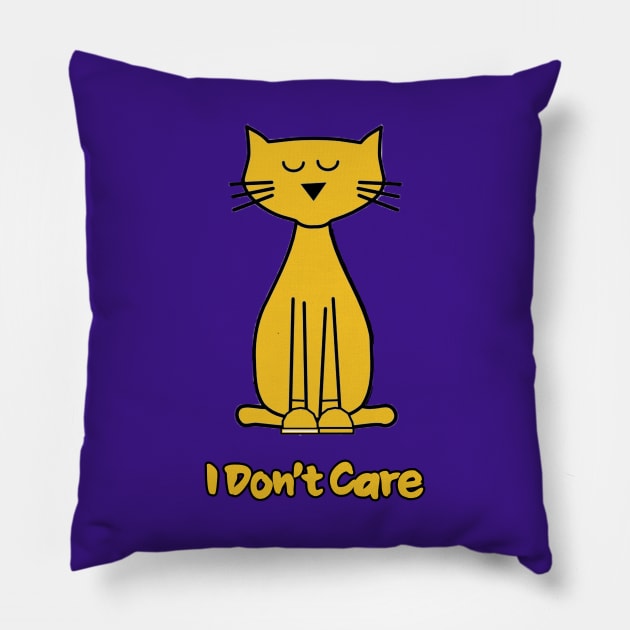 mood Dont Care Pillow by aymano