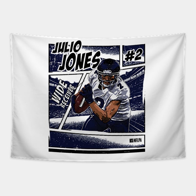 Julio Jones Tennessee Comic Tapestry by MASTER_SHAOLIN
