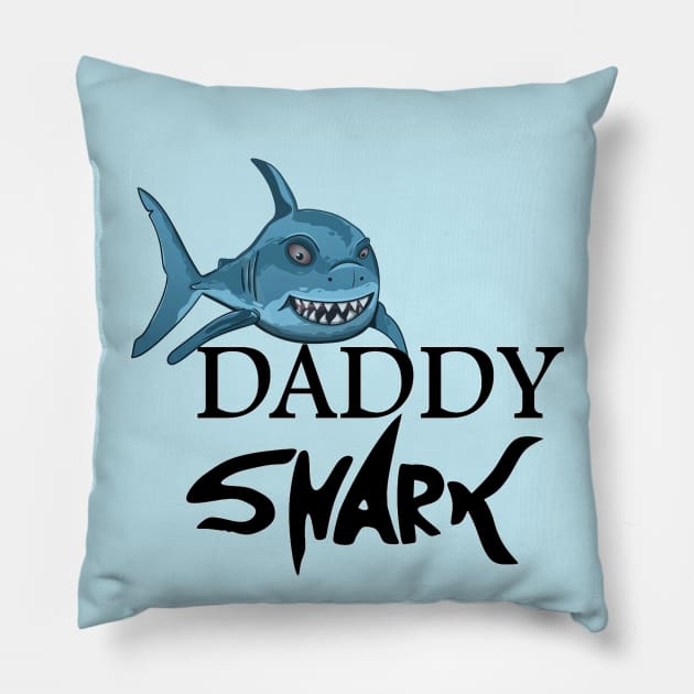 Daddy Shark Pillow by sayed20