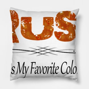 Rust Pillow