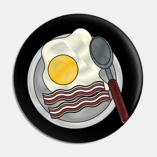 Bacon and Eggs Breakfast Pin