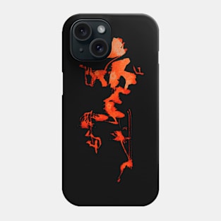 Ink Fire Figure - Abstract Phone Case