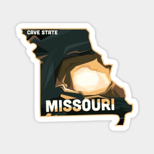 Missouri state design / Missouri lover / Missouri caves gift idea / Missouri home state Magnet