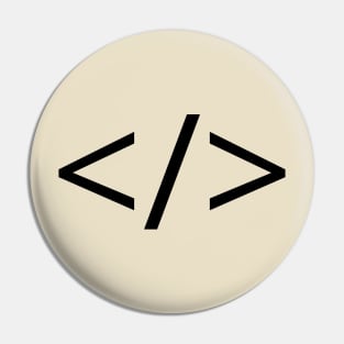 Programming code </> Pin