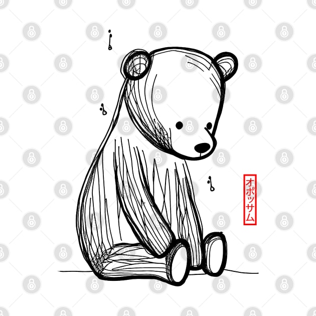 sad bear by bmron