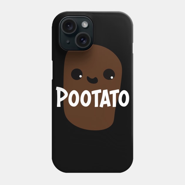 Cute Poo Potato Kawaii Phone Case by LovableDuck