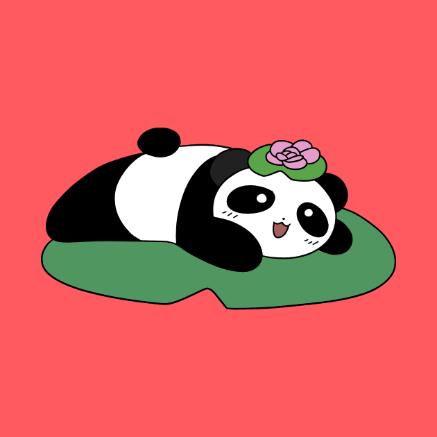 Lilypad Panda by saradaboru