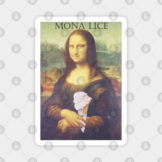 Mona Lice Magnet by TeeFusion-Hub