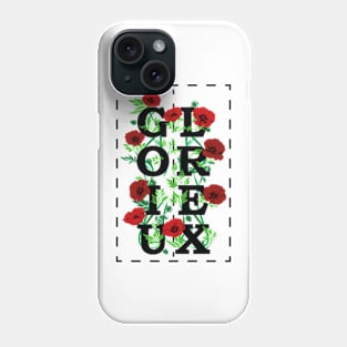 poppy flower Phone Case