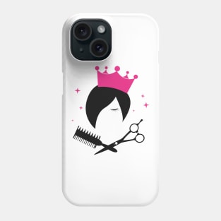 Hairdresser Hairdressers Logo Team Hair Salon Phone Case