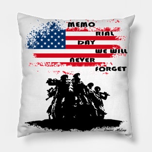 Memorial Day USA Pillow