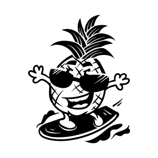 Pineapple on a Surfboard T-Shirt