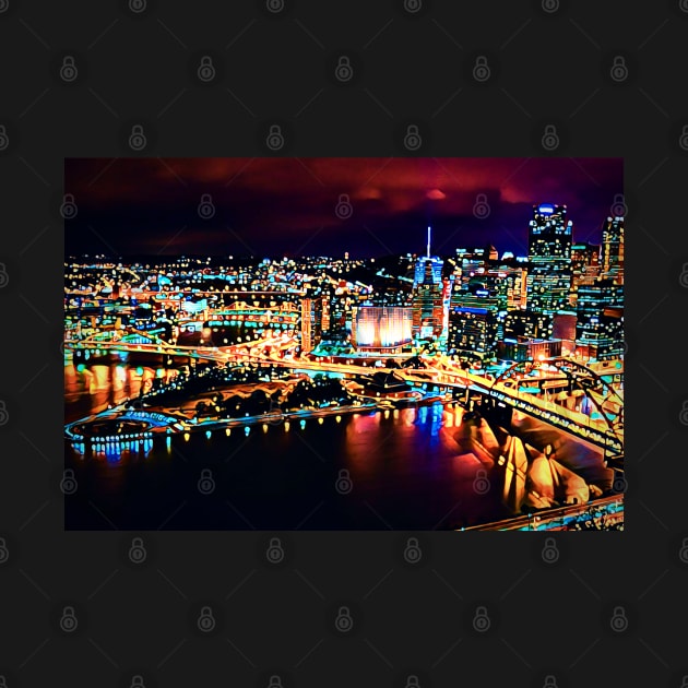 Pittsburgh City Lights by Unique Designs