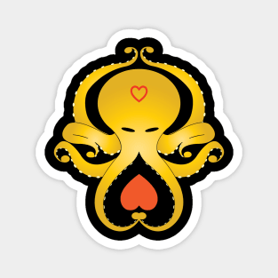 Octopus Valentine Magnet