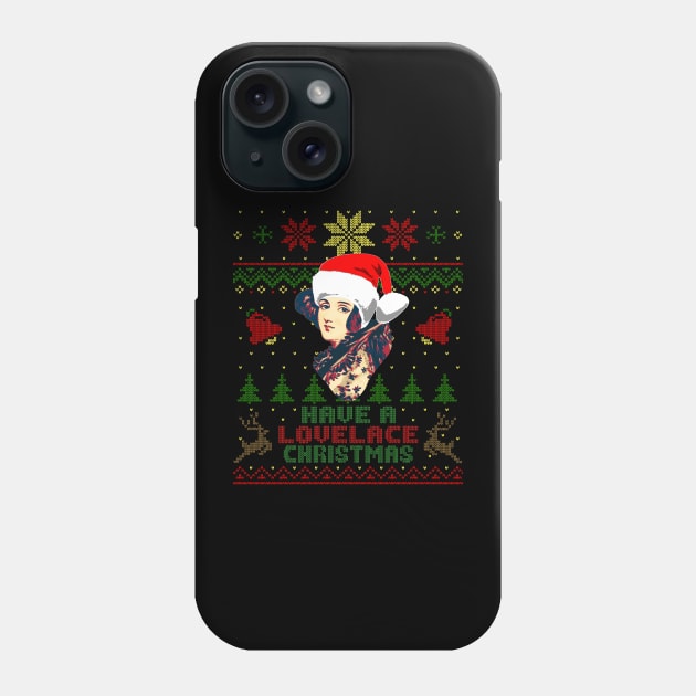 Ada Lovelace Christmas Phone Case by Nerd_art