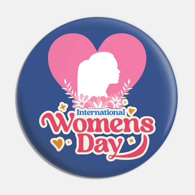 International Womens Day Pin by Charlie Dion