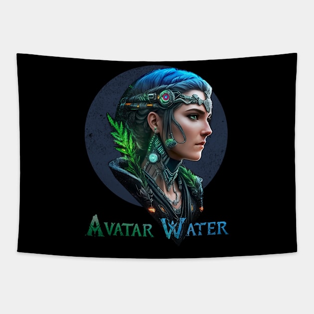 Avatar Water Tapestry by Pictozoic