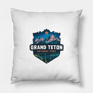 Grand Teton National Park Wyoming Night Pillow