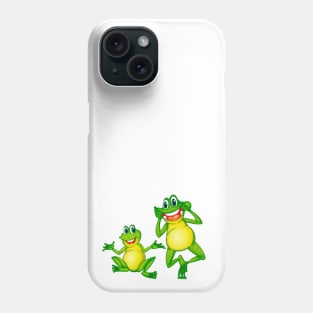 2 Funny frog, graphic style Phone Case