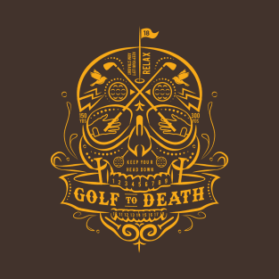 Golf Sugar Skull T-Shirt