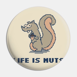 Life Is Nuts! Pin