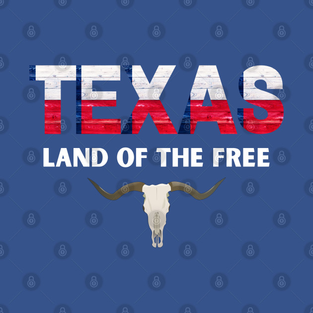 Disover Texas Land of the Free - Flag - Teesbyconfucius - T-Shirt