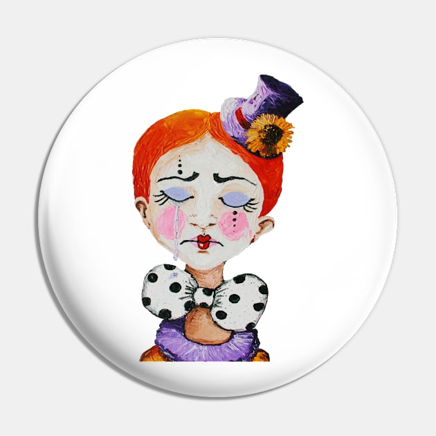 Le clown au noeud papillon - Ginger Clown with a Bow Pin by crismotta