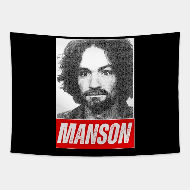 CHARLES MANSON Tapestry by ohyeahh