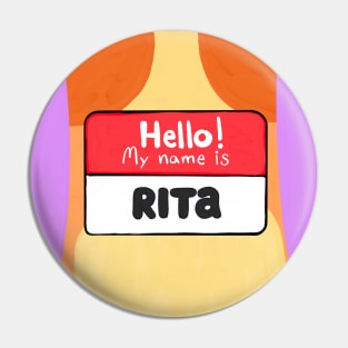 Bingo Name Tag (Rita the Grannie) Pin