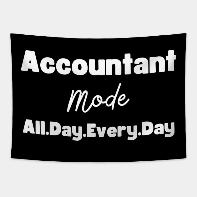 Accountant Gift Tapestry by HobbyAndArt