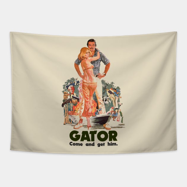 Gator )( Cult Classic Fan Art Tapestry by darklordpug