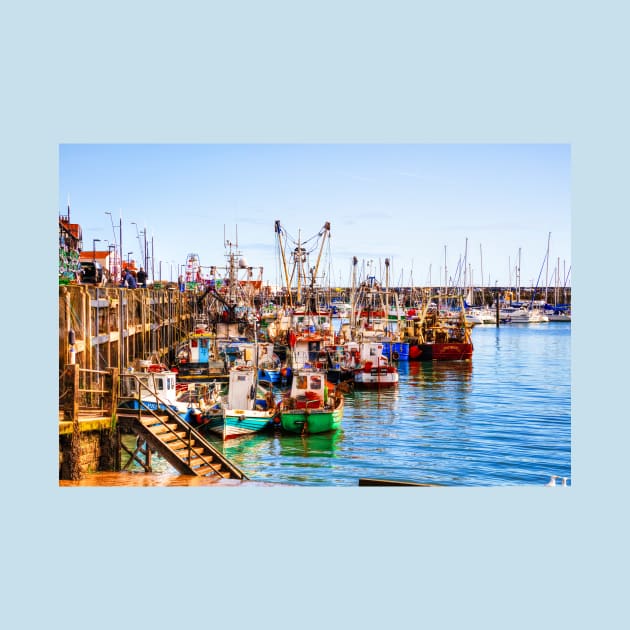 Scarborough Harbour Fishing Boats by tommysphotos