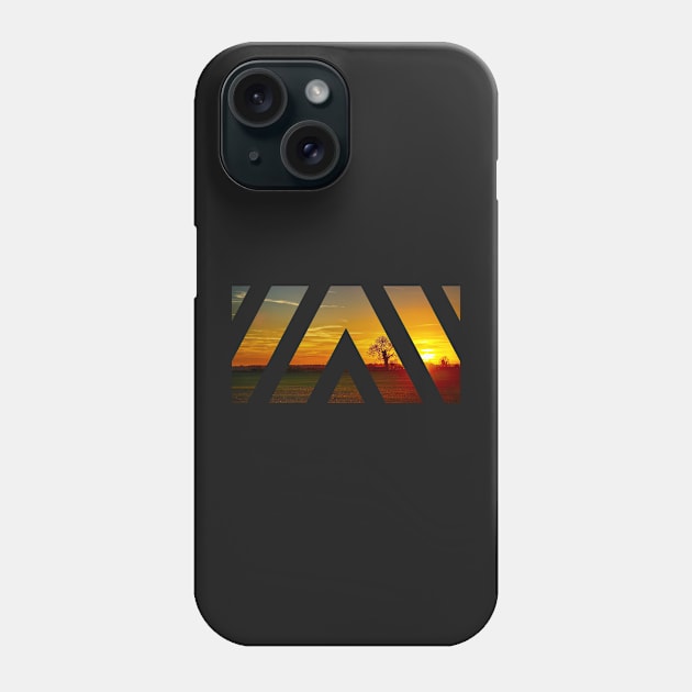 Under a Sunset Sky Phone Case by InspiraImage