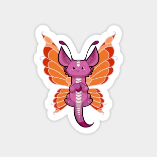 Lesbian pride fairy dragon Magnet