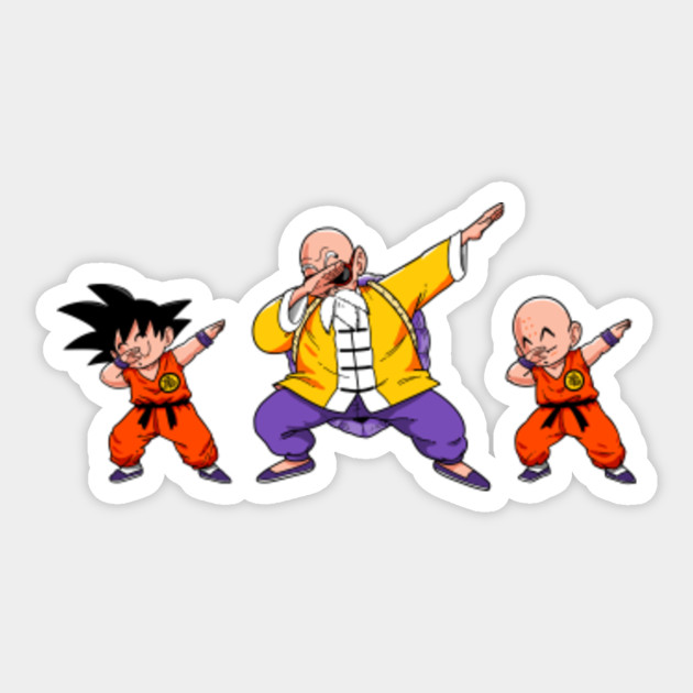Dabbing Ball Dragon Ball Sticker Teepublic