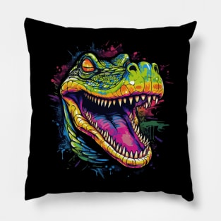 Alligator Smiling Pillow