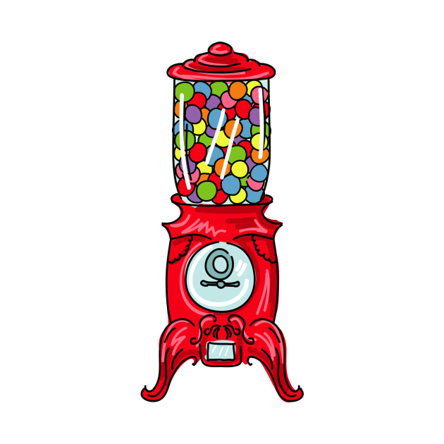 Retro Gumball Machine by SWON Design