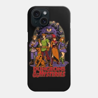 Dungeons and Mysteries - RPG Vintage Dog Cartoon Phone Case